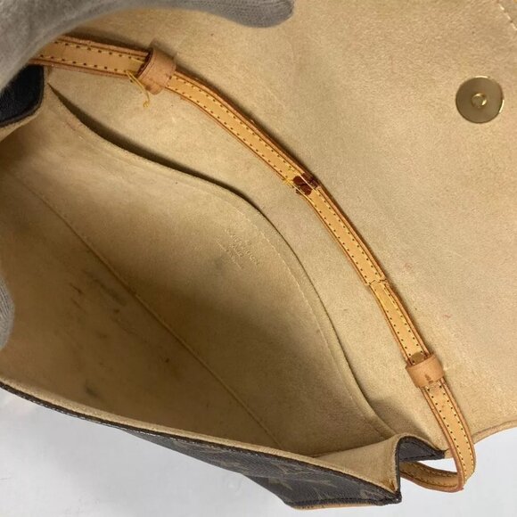 LOUIS VUITTON M51852 Monogram Pochette Twin GM 2WAY Bag Clutch Shoulder Bag - Picture 15 of 16